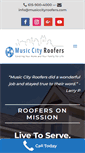 Mobile Screenshot of musiccityroofers.com